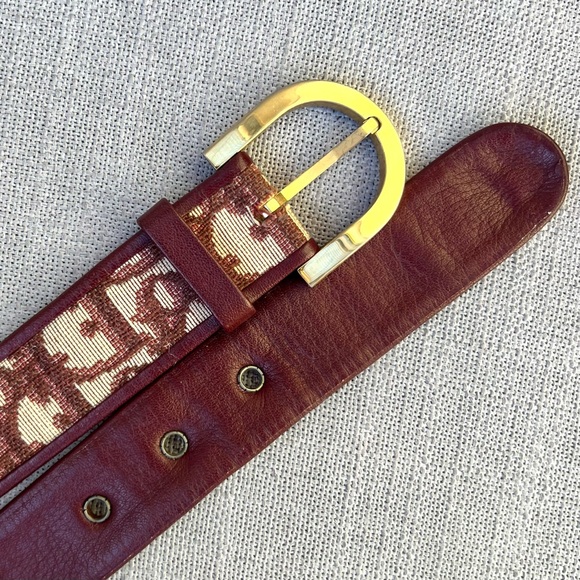 Dior Trotter Belt Bordeaux - Picture 2 of 3